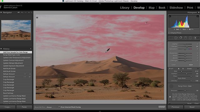 Adobe Lightroom new feature called range masking