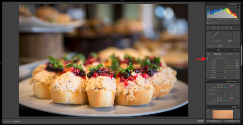 Lightroom can help you transform your snapshots into saleable food images