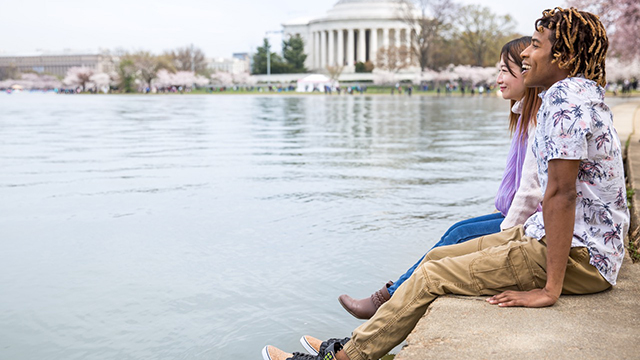 How to take stock photos in a crowded place.