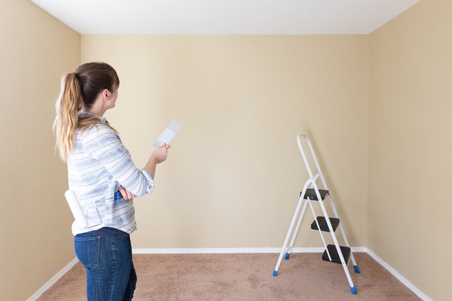 It's easy to turn repairs around the house into home improvement stock photos...