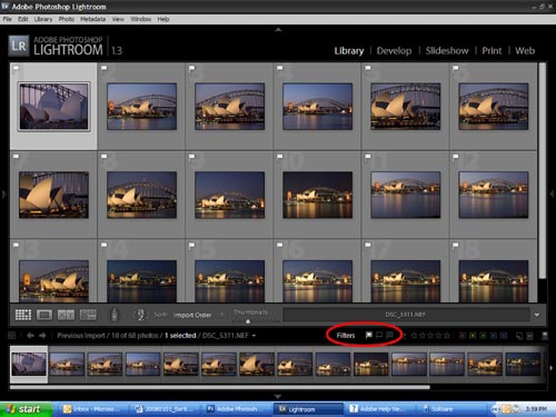 Using Lightroom