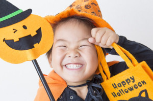 ハロウィンの子供